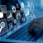 Visualisierung von Datenanalysen und automatisierten Abläufen zur Digitalisierung von Geschäftsprozessen in Unternehmen