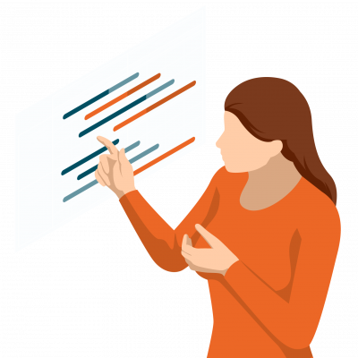 sa_website_inerp Symbolbild: IN:ERP, Person vor einem Diagramm 1785x2000